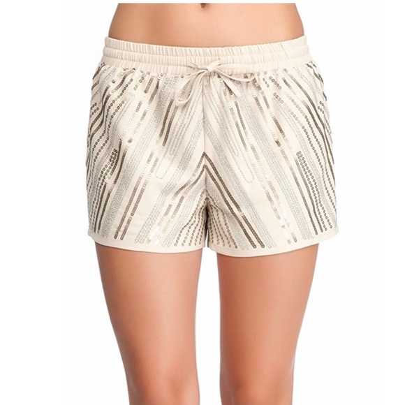 bebe Pants - NWT BEBE “Kioko” embellished drawstring shorts